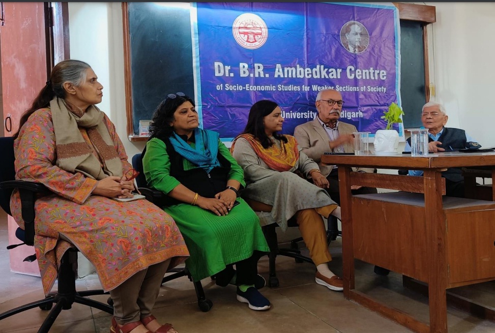 Dr. BR Ambedkar Centre, in collaboration with the Department of Political Science, 'Dr. BR Ambedkar and the Adoption of the Indian Constitution' by Prof. Harish K Puri.